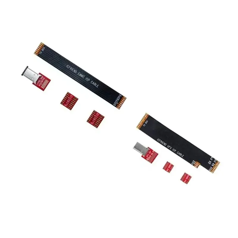 Фото Кабель DT23 ICFRIEND UFS EMMC ISP с адаптером MIPI ISP, для инструмента для ремонта Gear 2 Plus в коробке №1