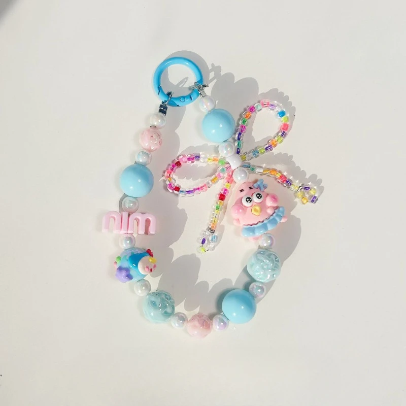 Губка Боб цепочка для сотового телефона подвеска на запястье милый кулон из