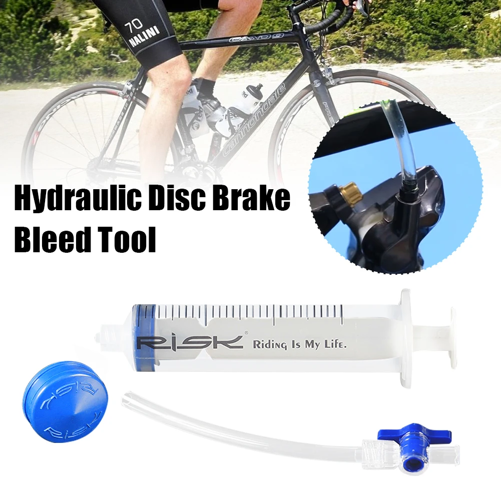 

Bicycle Hydraulic Brake Bleed Kit Disc Brake Oil Bleed Syringe Tool MTB Bike Disc Brake Oil Bleed Repair Tool
