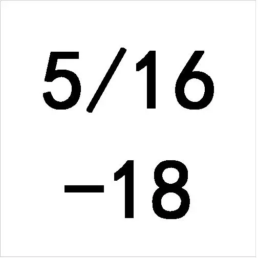 

Метчик для резьбы teclachiara 5/16-18 5/16-20 5/16-24 5/16-27