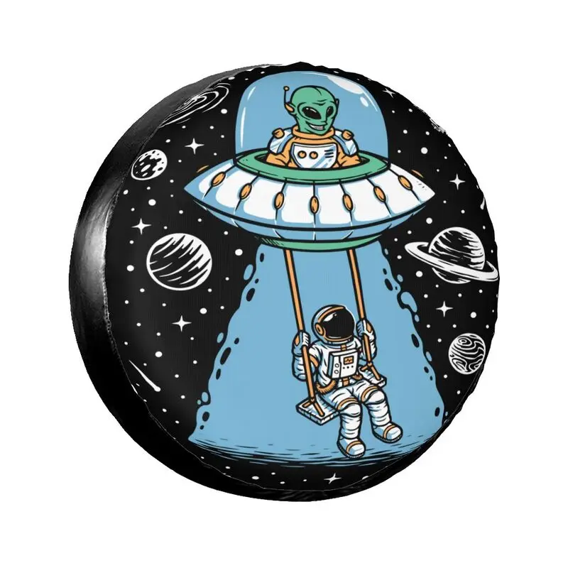 

Astronaut Car Tire Cover Custom Outdoor Touring Car Tire Protection Bag Universal Size032 Tire Cover