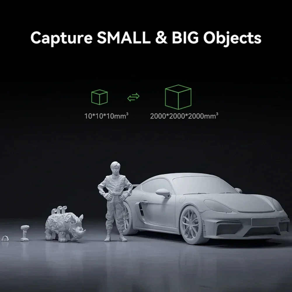Портативный модернизированный ручной 3D-сканер Creality CR-Scan Otter, точность 0,02 мм, высокая эффективность, скорость сканирования 20 кадров в секунду, защита от сотрясений (art.: 3920d2fe09e84) - 3920d2fe09e84