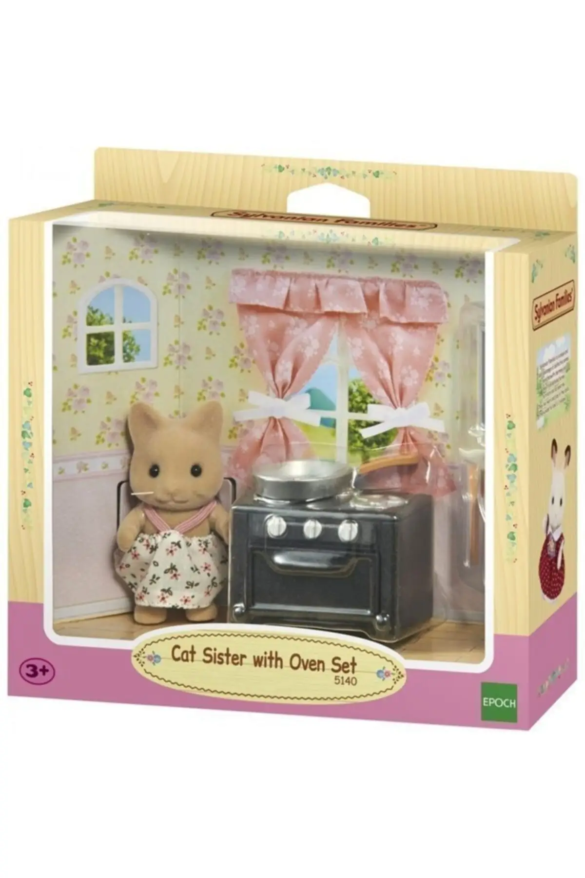 

Sylvanian Families Cat Sisters and Frın-5140 Original Product For Kids Birthday Year Head Chrisstmas Fun Educational