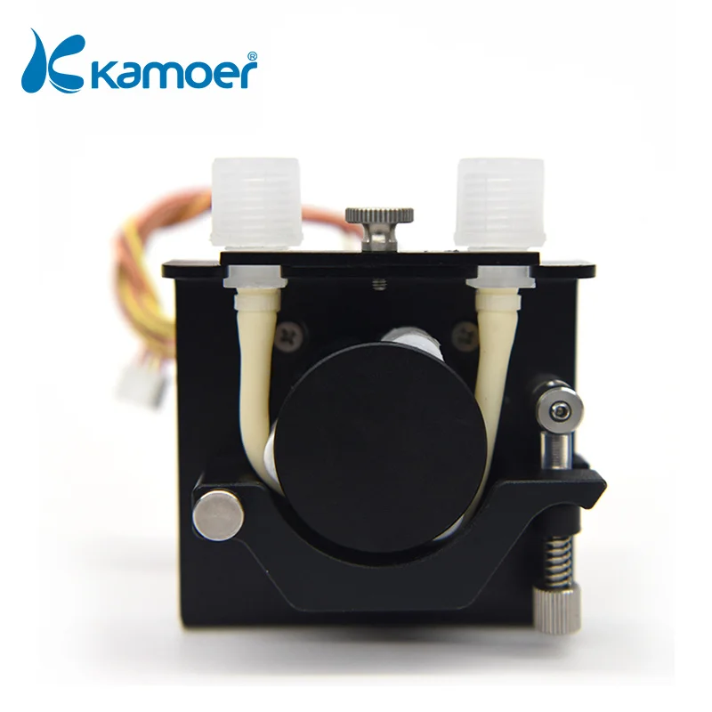 Перистальтический Насос Kamoer KCS3 с резьбовым соединением и шаговым двигателем 24 В