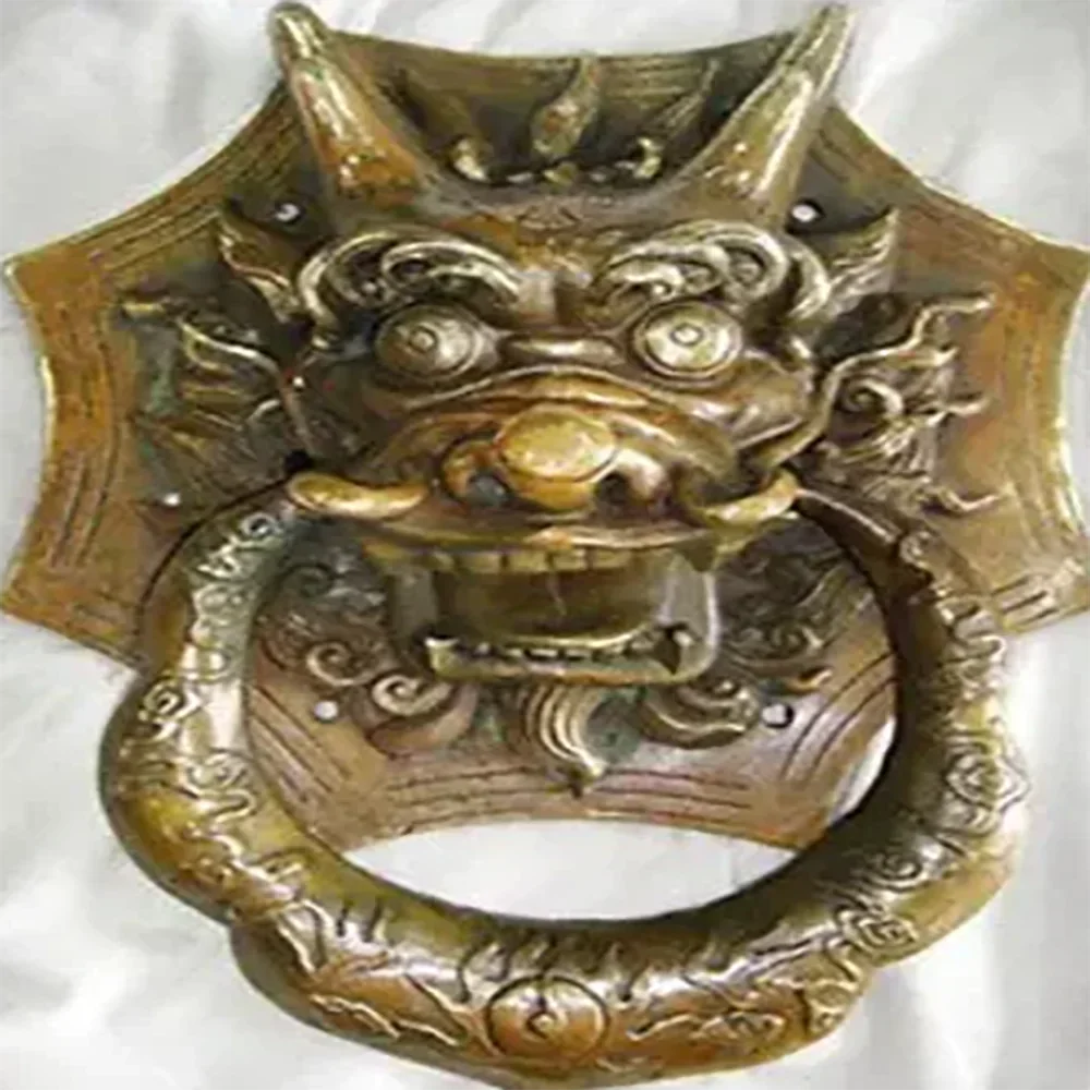 Художественные ремесла Медь Нежный китайский классический латунный дверной