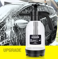 2l car washing foam spray bottle adjustable nozzle manual compression watering for auto home window garden cleaning