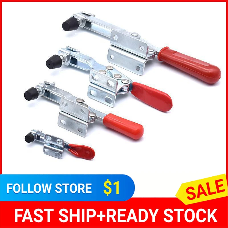 

Oauee GH-201B/225D Horizontal Toggle Clip Quick Release Toggle Clip Set 100KG/225KG Vertical Toggle Clip Hand Clip Tool Outlet