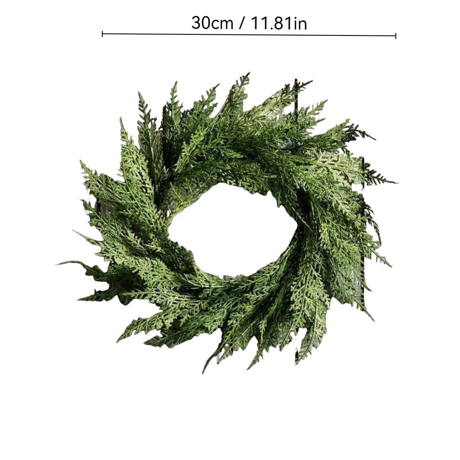 30X7 см Рождественская сосновая шишка игла кольца из ротанга венок рождественские