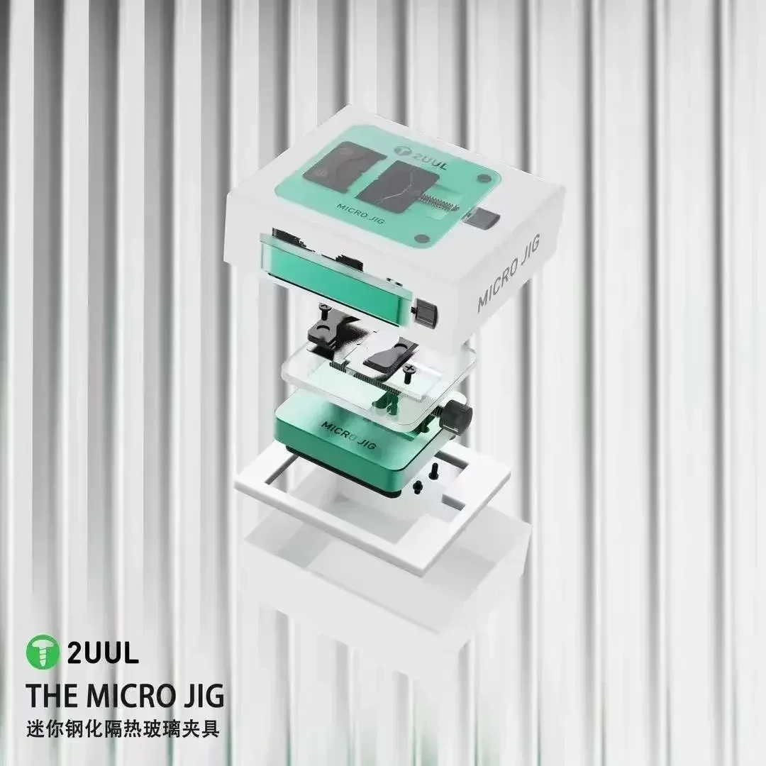 Фото 2UUL BH03 BH04 Держатель для ремонта мобильного телефона One Jig, стеклянный зажим с теплоизоляцией для чипа материнской платы, инструмент для реболлинга процессора IC №1