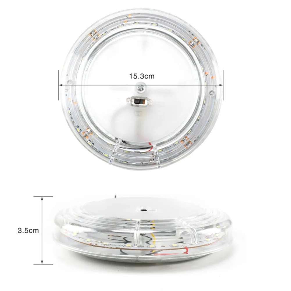 

12V Led Roof Ceiling Interior Light Camper Van Boat Bus Caravan Dome White Lamp Low Consumption Light Accessories