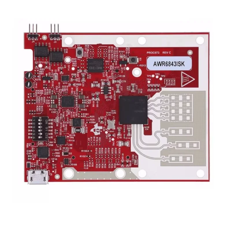 Spot Awr6843isk 60 ГГц Оценочный комплект датчика миллиметровой волны Mmwaveicboost