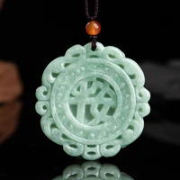 burmese jade pendant jewelry natural pendants necklace jadeite green designer necklaces amulets gemstone emerald charms men