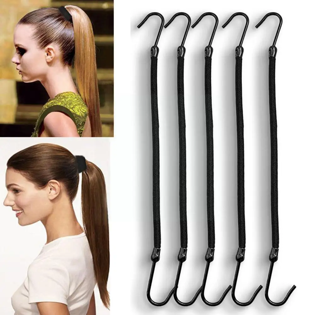 

Резинка для волос «конский хвост» D8J4, аксессуар на голову, резиновая петля, зажим для прически, красивая эластичная пластина
