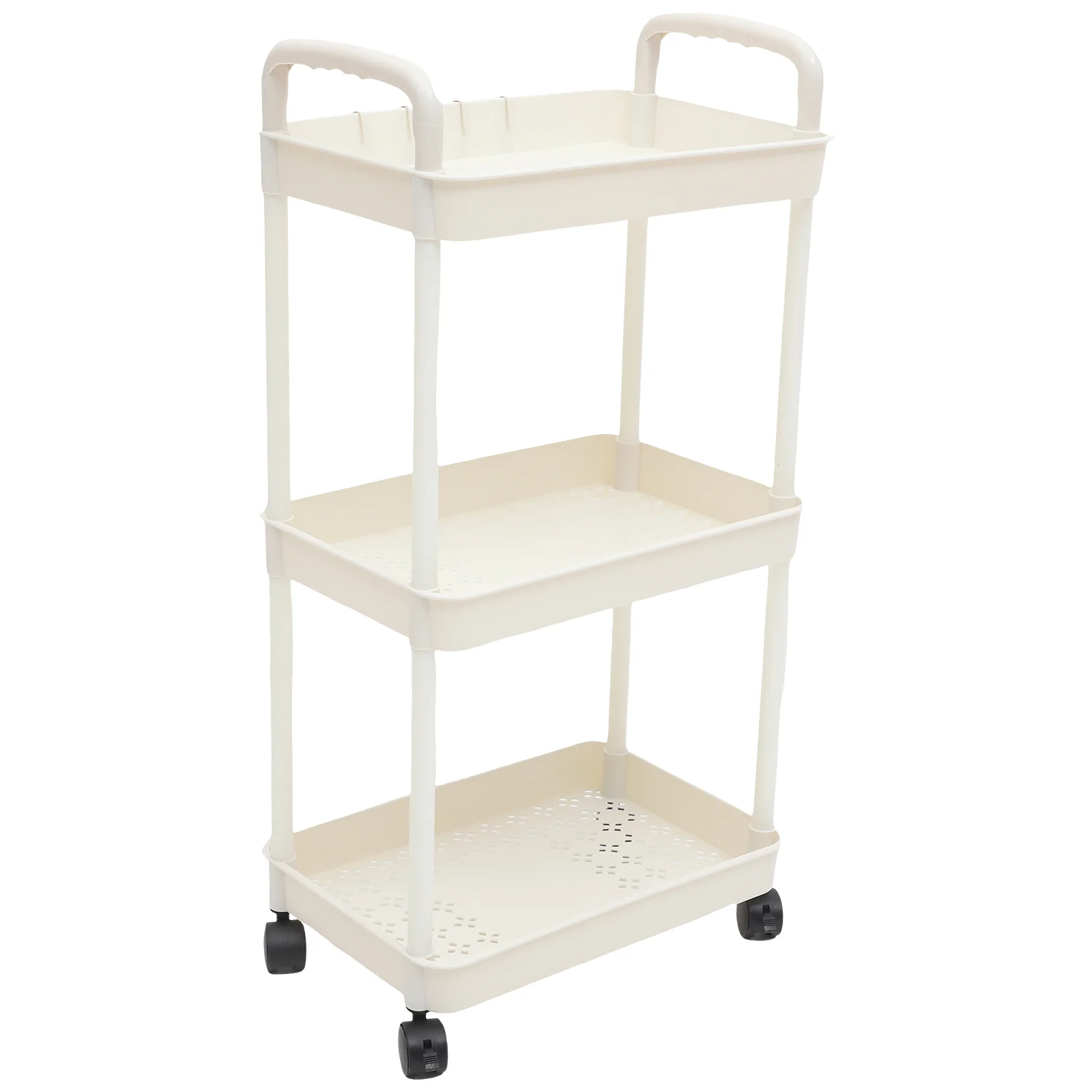 Ручная тележка на колесиках для хранения покупок. Организация офисных книг.