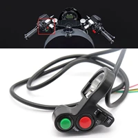 3 in 1 motorcycle electric bikescooter light turn signalhorn switch onoff button wred green buttons dia handlebars
