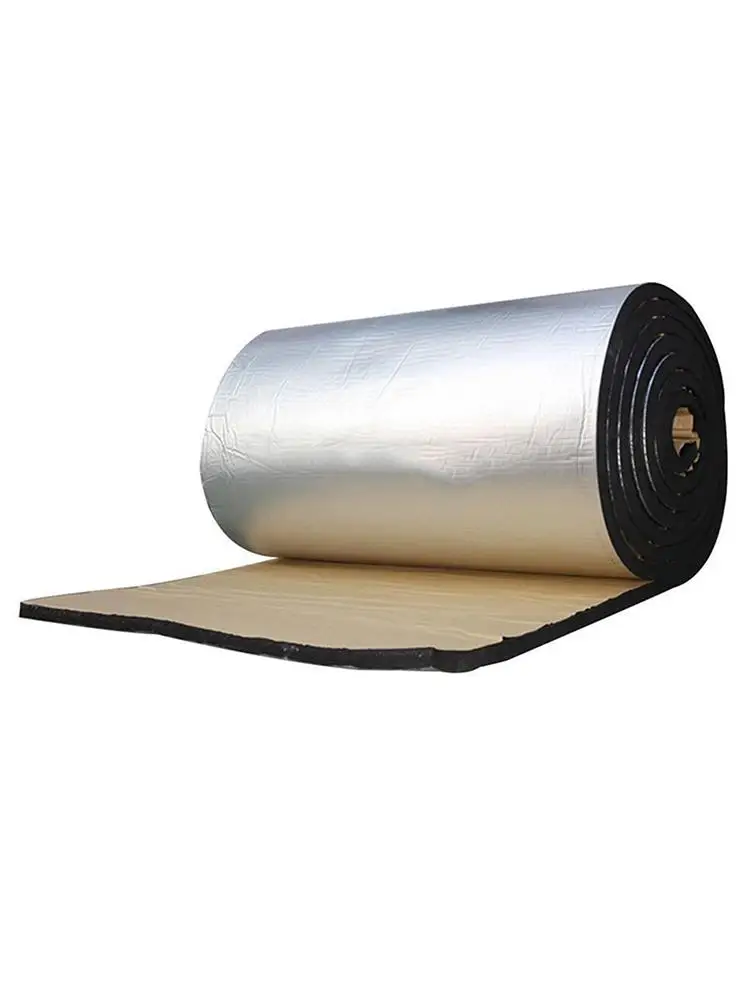 

Car Fireproof Pad 10MM Aluminum Foil Sound Deadener Cotton Mat Heat Shield Insulation Pad for Doors
