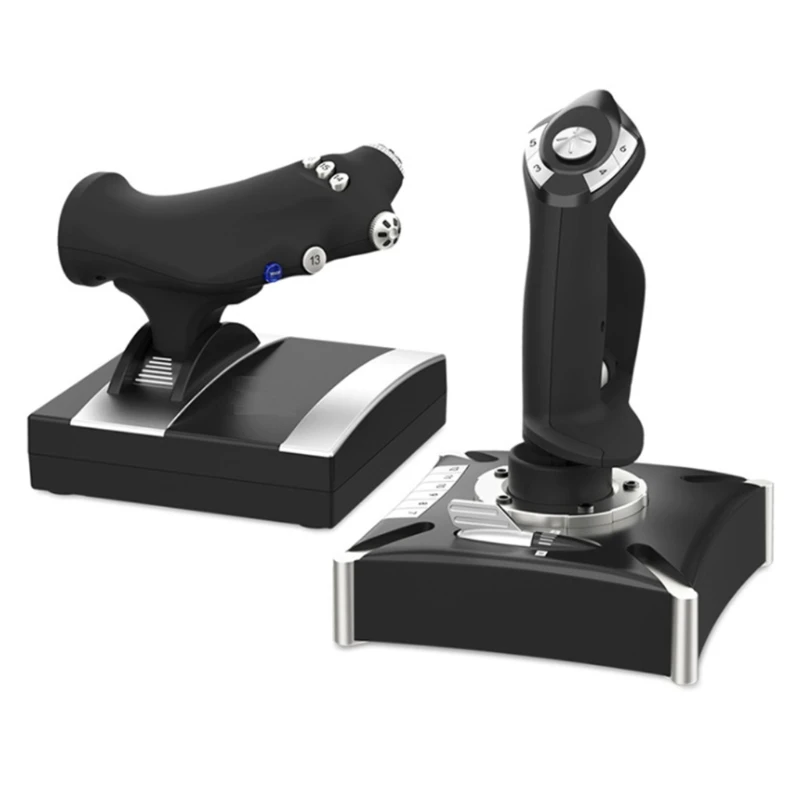 

PXN-2119Pro Game Flight Rocker with Vibration USB Computer Flight Controller Joystick for PC/Desktop Simulation Aircraft K1KF