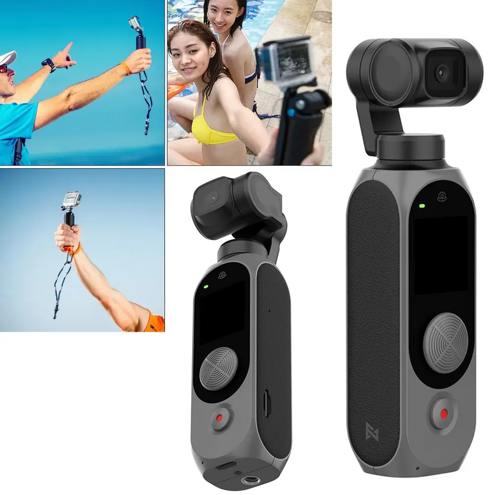 

FIMI PALM 2 3-Axis Stabilized Handheld Camera 128 degree Wide Angle FPV 4K 100Mbps WiFi 308 Min Noise Reduction MIC Smart Track