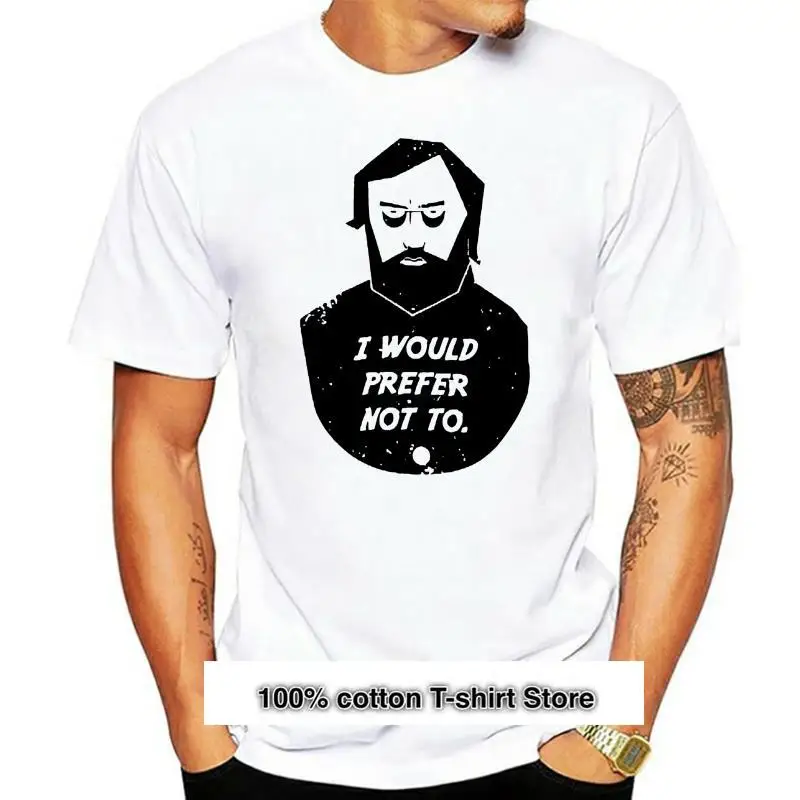 

Slavoj Zizek-prefería no camiseta barleby melville zizek retro vector attitude