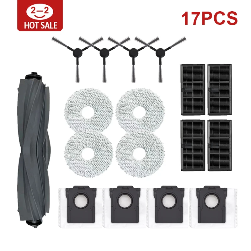 

Dreame L10s Ultra CE/L40 Ultra AE/D20 Ultra набор щеток и мешка для пыли