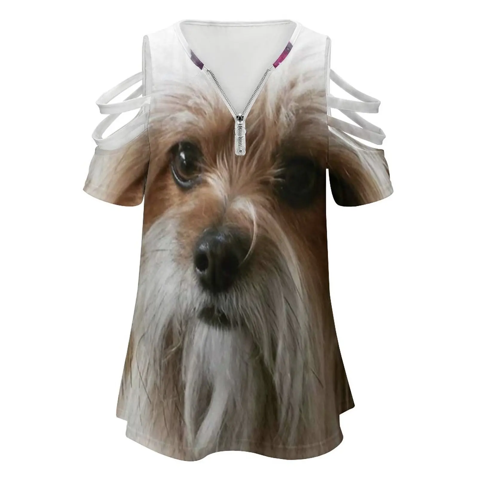 Женская футболка с космической собакой весенне-летние футболки принтом