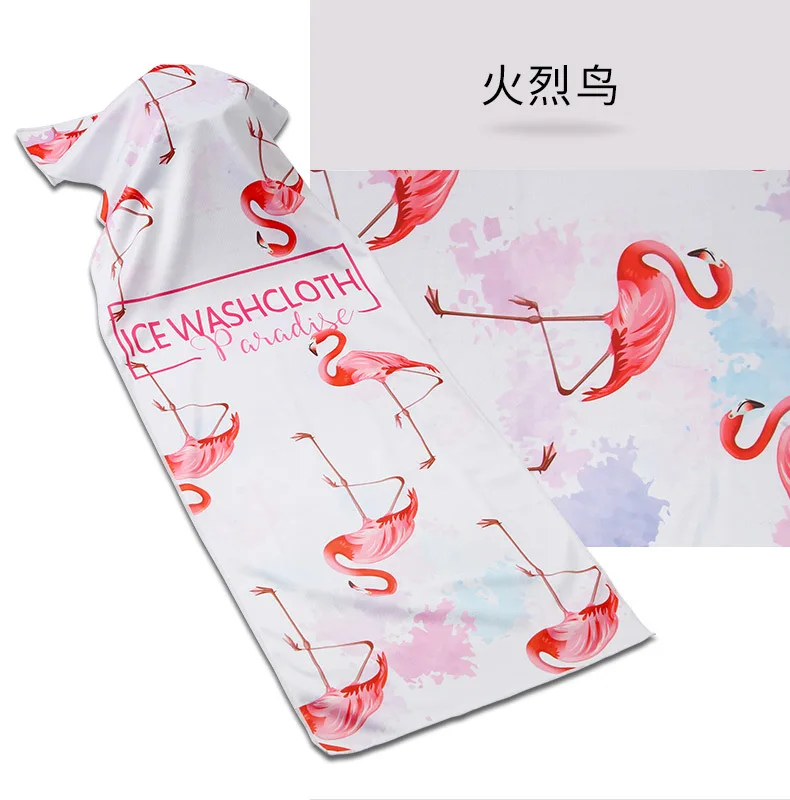 Sports towel sweat-absorbing cold ice towel basketball cooling quick-drying men's and women's sweat towel yoga towel