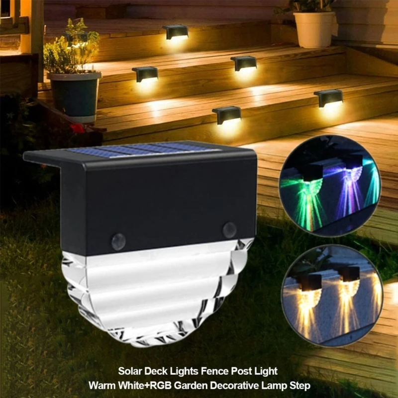 

50JC Outdoor Solar Garden Step Light Decorative Household Safety Stairs