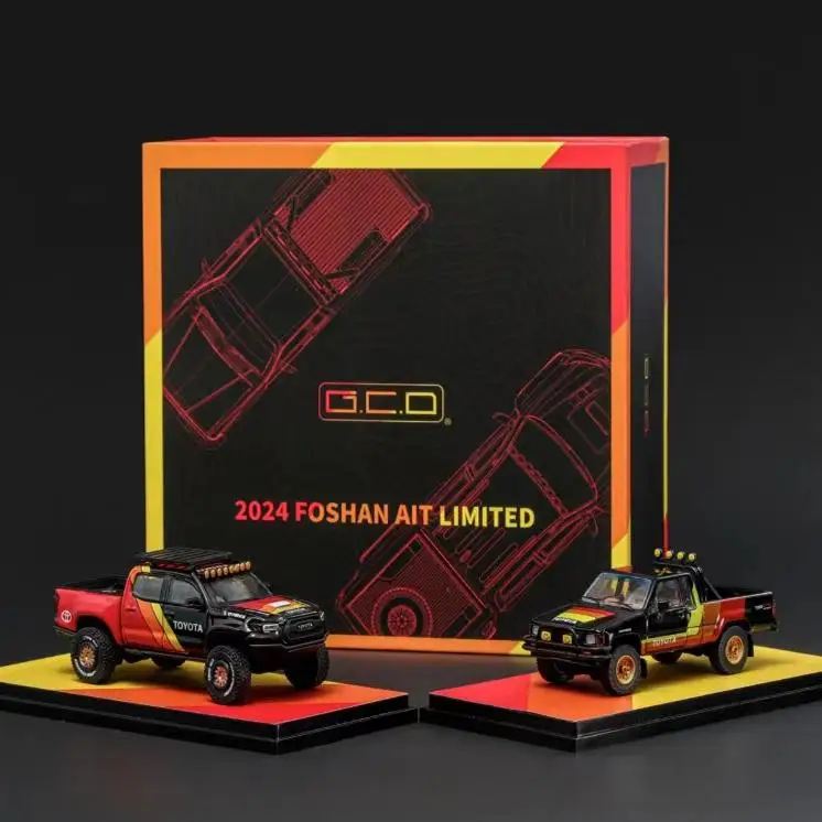 GCD 1/64 Tacoma Widebody Pre-runner xtracab sr5 4*4 пикап 2024 foshan ait Limited Collection литая под давлением модель