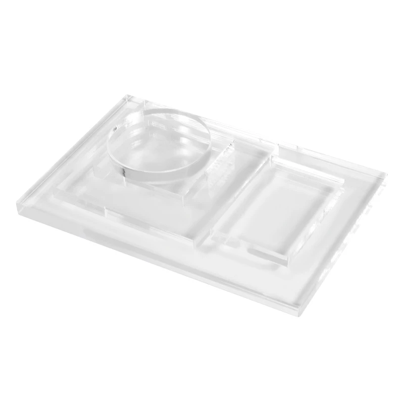 

Набор прозрачных акриловых блоков для штампов, подставки для скрапбукинга «сделай сам», 5 шт.