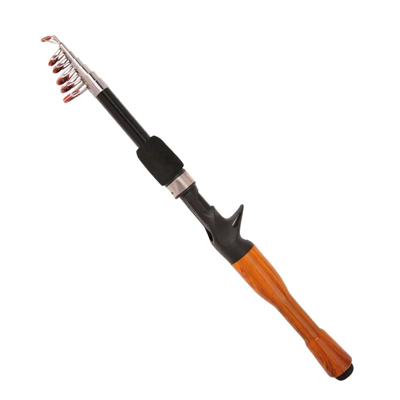 

Телескопическая удочка 1,3/1,8/1,6 м с пробковой ручкой, Спиннинг/забрасывание, Удочка из углеродного волокна, портативная удочка для путешеств...