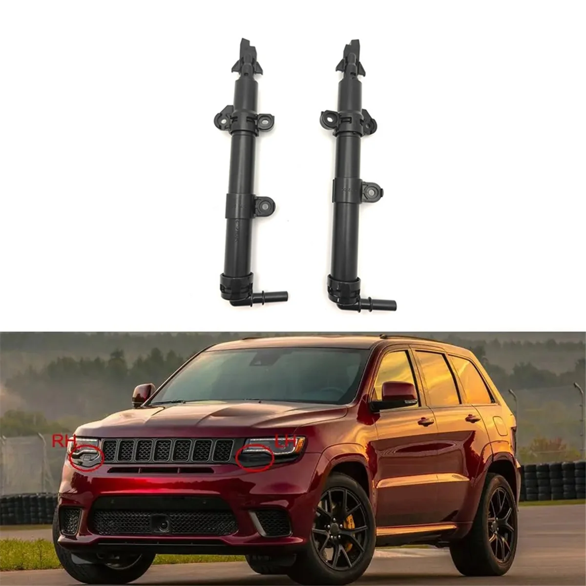 Привод насоса для очистки форсунок омывателя лампы переднего фар 68349872 AB Jeep Grand