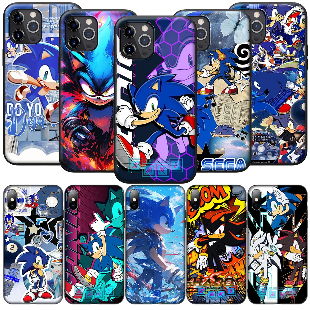 Чехол для телефона Anime Sonics Hedgehog Samsung Galaxy A41 A42 A71 A72 A73 J2 J4 J5 J6 J7 J8 A6 A7 A8 A9 Plus 2018 Prime Pro Core