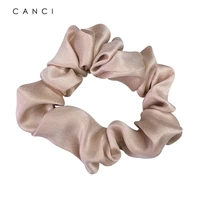 100 pure mulberry silk scrunchies large hair bands ties ropes elastics ponytail silk sand washing process headwear for women