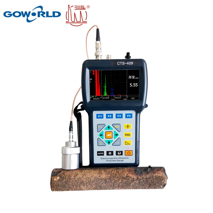 

CTS-409 Electromagnetic Ultrasonic Thickness Gauge for metal magnetic through coating(paint or rust)