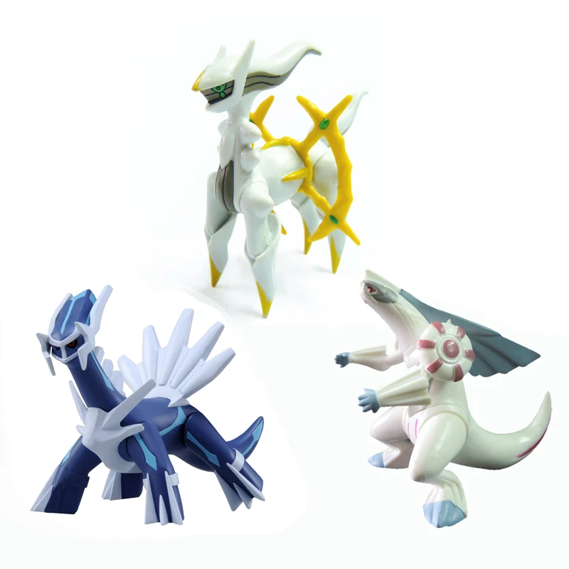 S Arceus Creation God Dialga Palkia Solgaleo Anime Pikachu Action Figure Ornamental Collection Toys For Children