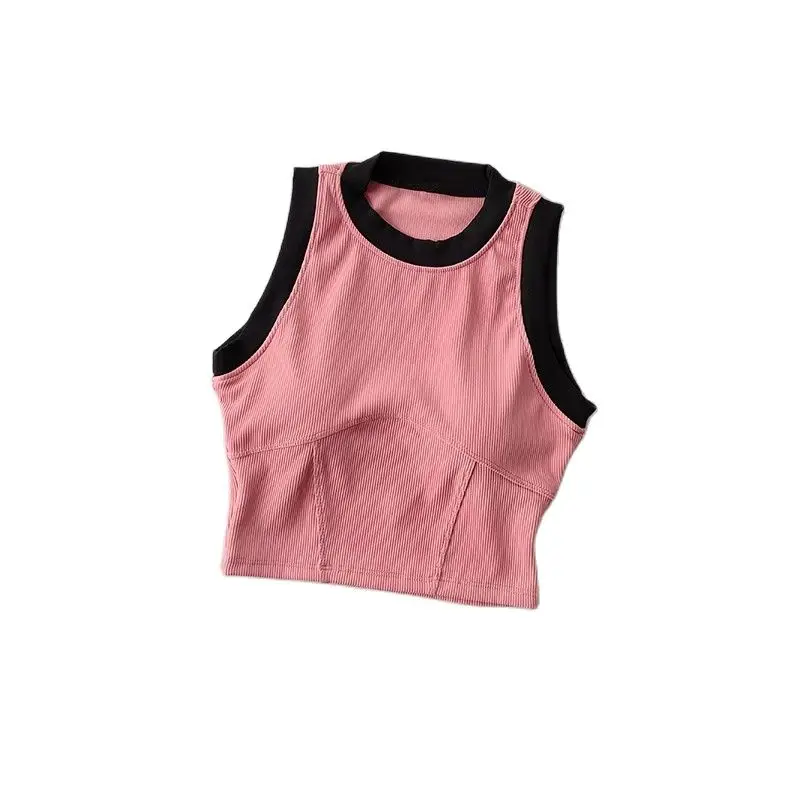 2023 New Yoga Vest Women Sports Bra Gym Fitness Seamless High Impact Padded Underwear Vest Running Bras Workout Top Sports Tops