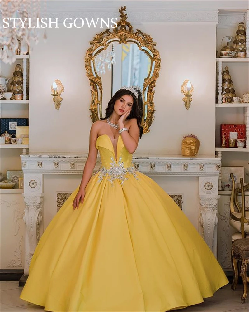 

Красное бальное платье без бретелек, платья для Quinceanera, платье знаменитости с бисером, платье для выпускного вечера с кристаллами, милое пла...