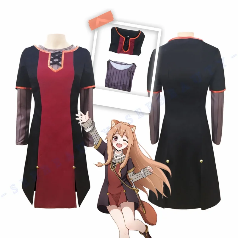 

Raphtalia Cosplay Costume The Rising of the Shield Hero Anime Tate no Yuusha no Nariagari Raphtalia Warrior Dress Carnival Women