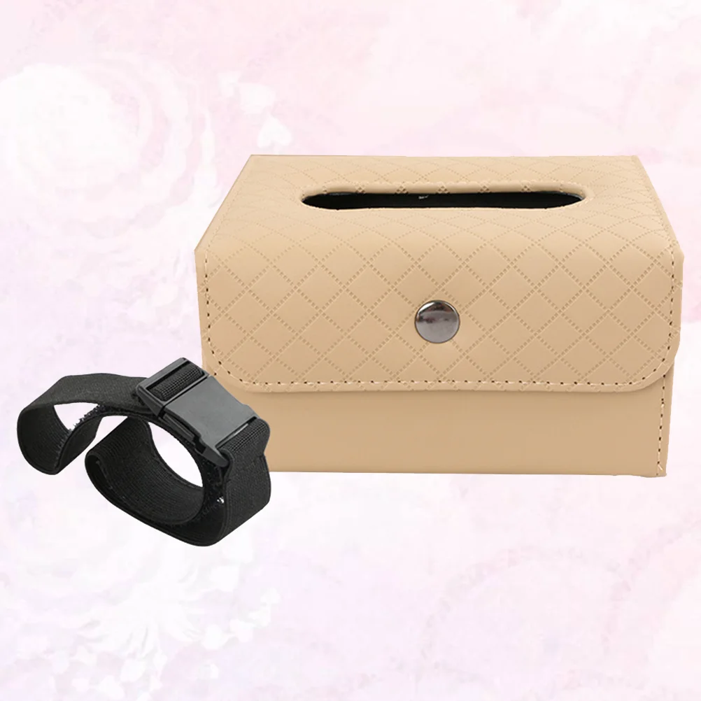 

Tissue Car Napkin Holder Cover Box Visor Case Headrest Sun Paper Accessoriesorganizer Vehicle Facial Towels