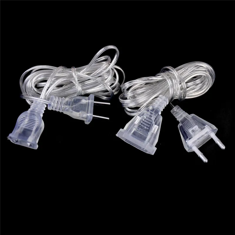 

5M Power Garland Extension Lengthened Line Cable EU Plug 220V/US Plug 110V Extender Wire For Christmas Lights Wedding Decoration
