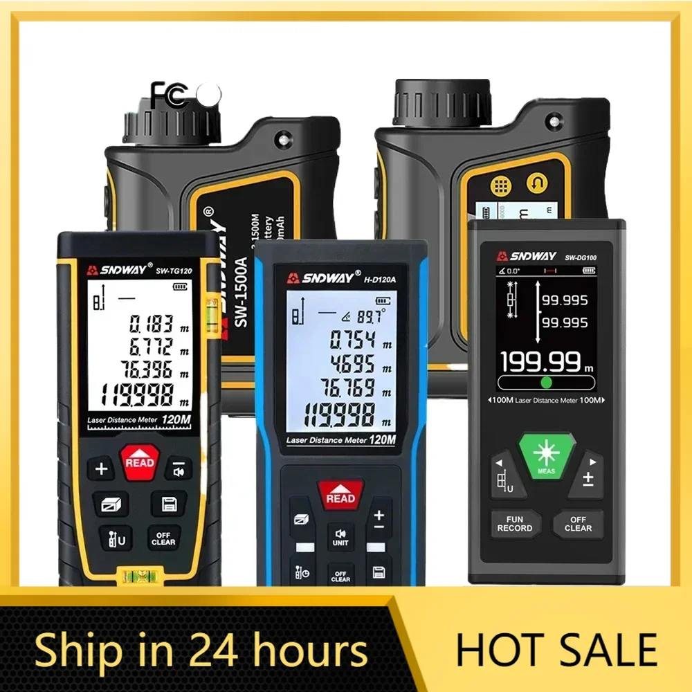 SNDWAY лазерный дальномер цифровой измерительный инструмент профессиональный