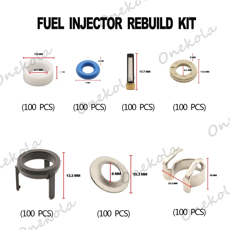 700 шт. EA888 Ремкомплект уплотнения топливной форсунки для VW Golf Jetta Passat Audi A4 A6 Q5 TT 1.8 2.0