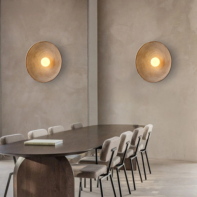 

Creative Wooden Wall Lamp Nordic Interior Indoor Wall Light for Bedside Bedroom Lighting Decoration Home Stairs Wall Fixtures