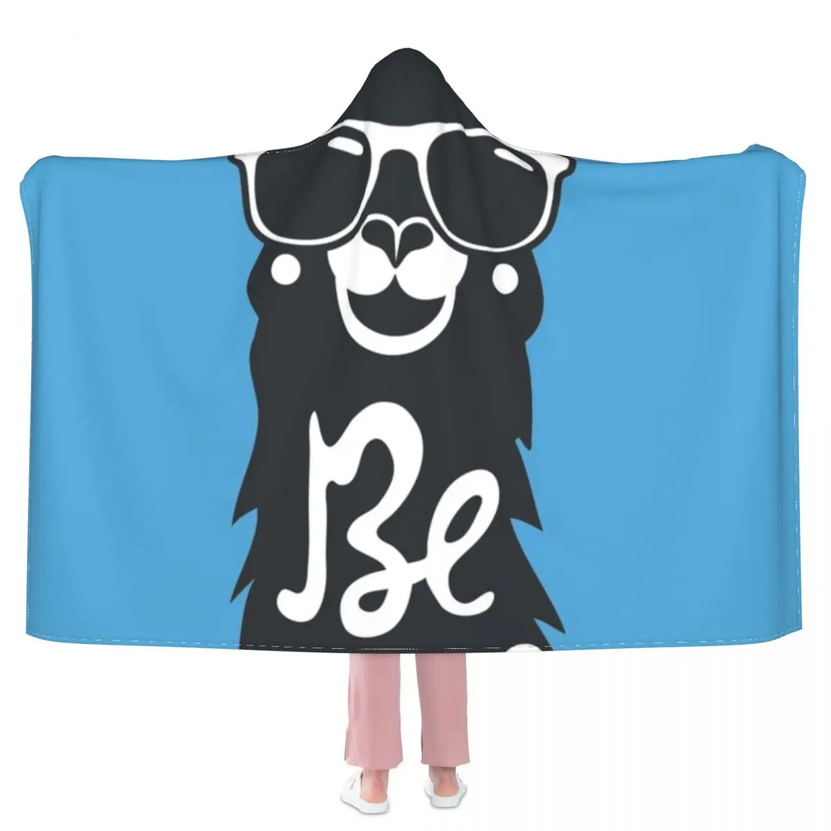 

Супер мягкое Флисовое одеяло с капюшоном и солнцезащитными очками