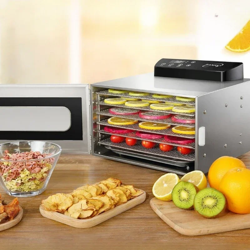 6-уровневая умная сушилка для фруктов 220 В/110 В пищевой Дегидратор