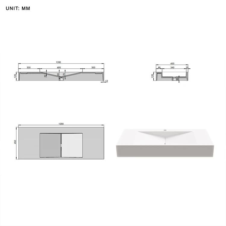 Оптовая продажа с завода современный туалетный столик для ванной прямоугольная