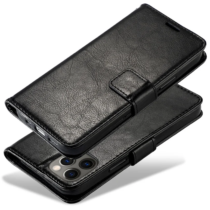 Роскошный однотонный телефон флип-чехол для Redmi Note 10 10S 11 11S 12 12S 13 Pro 4G чехол 12R 11R 11E