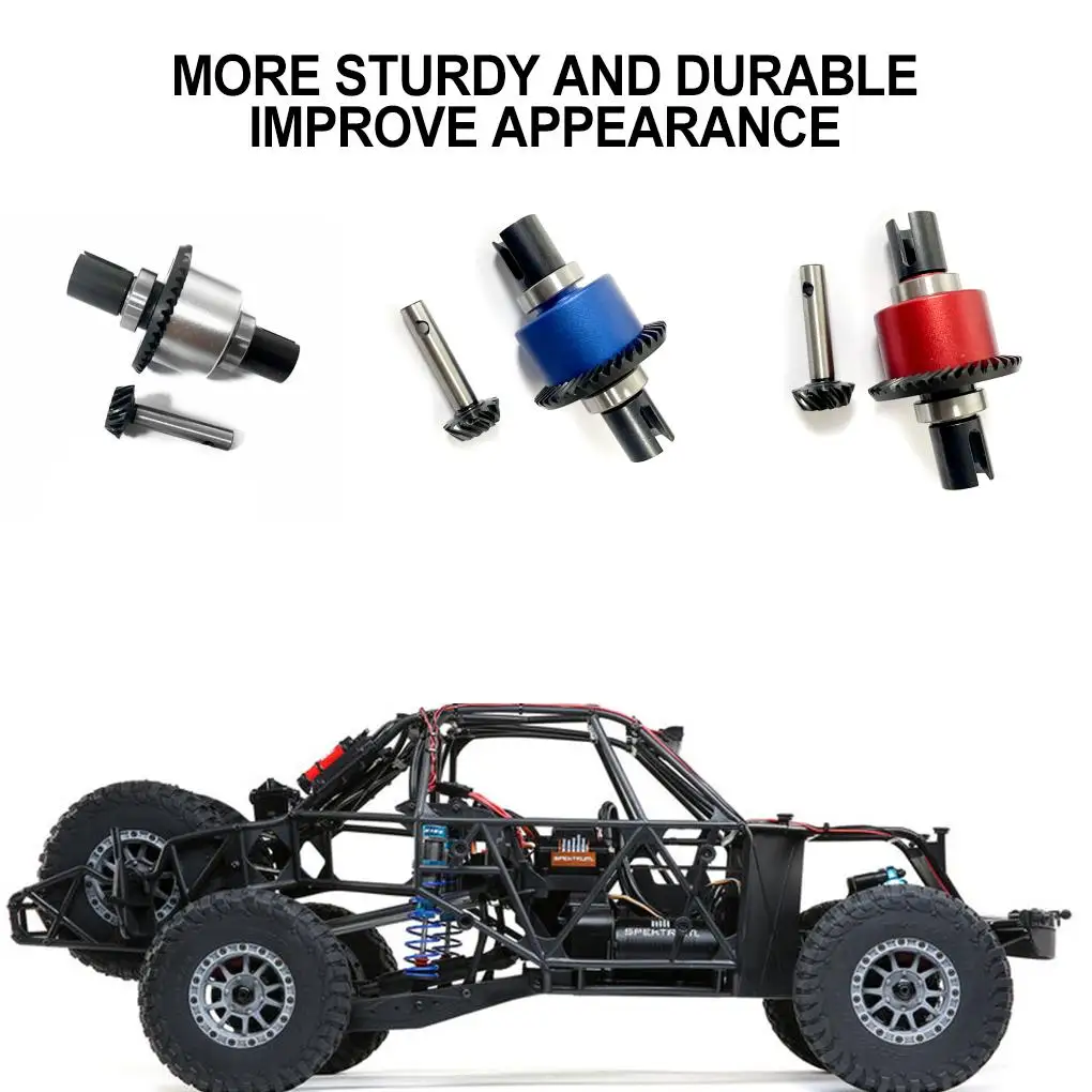 2 шт. 1/10 передний мост дифференциальный вал из алюминиевого сплава прочный для LOSI