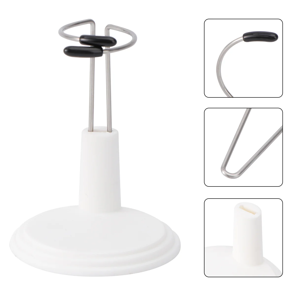 

4 Pcs Costumes Storage Rack Portable Bear Stand Toy Creative White Child