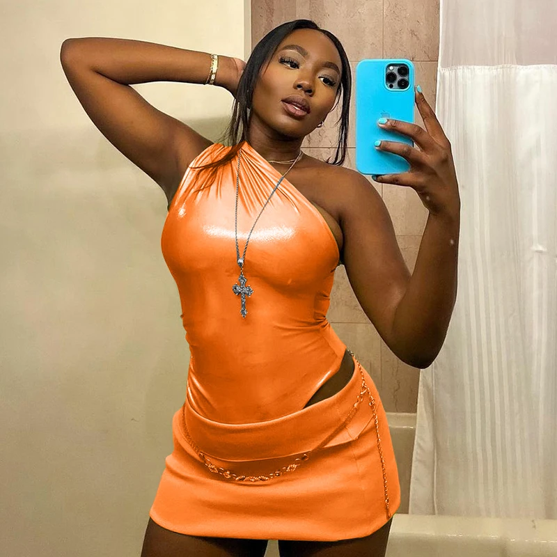 

Женский Летний комбинезон на одно плечо, с оборками, без рукавов